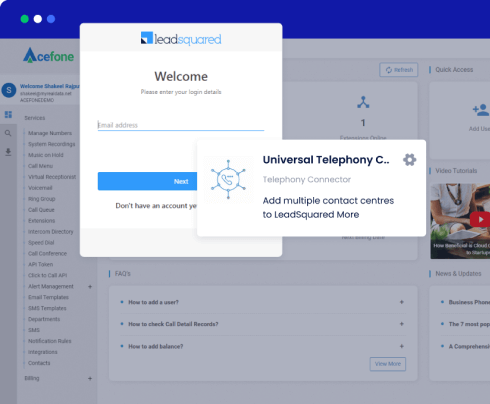 access your leadsquared account