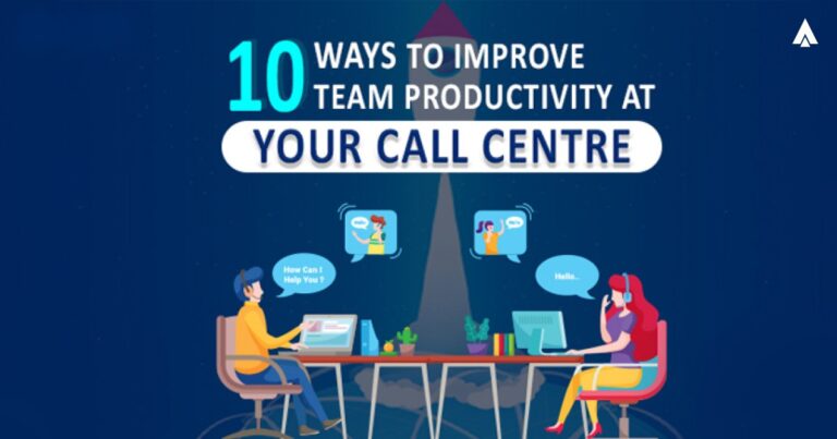 call center productivity infographic