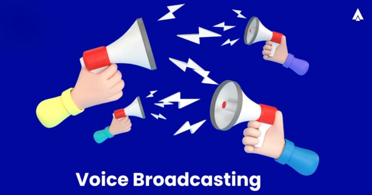 voice broadcasting showing automated calls and communication benefits