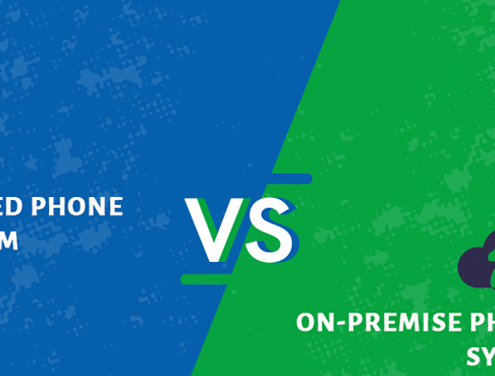 hosted vs on-premise phone system.