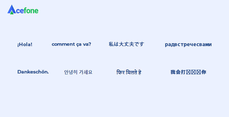 Understanding Different Languages Understanding Different Languages