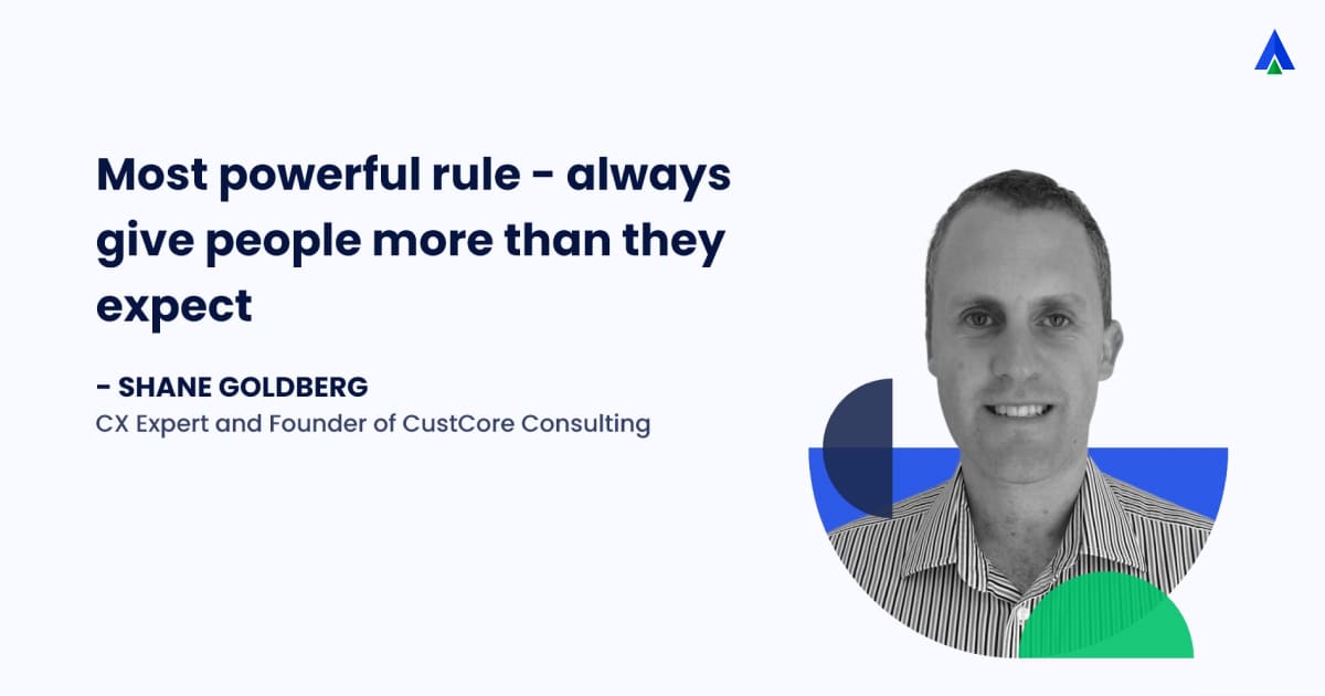 Shane Goldberg on customer service challenges