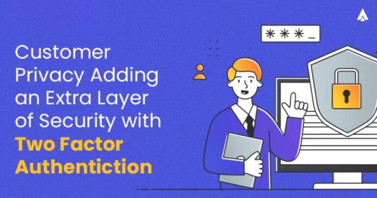 two-factor authentication infographic for customer data security and privacy protection
