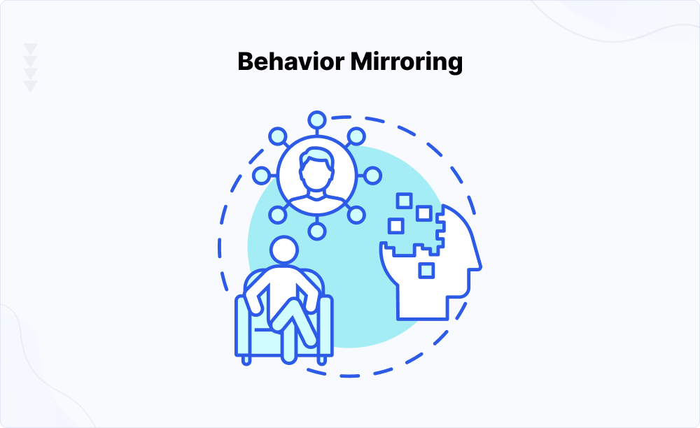 Agent-mirroring-customer-behaviour
