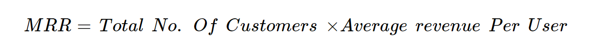 MRR formula