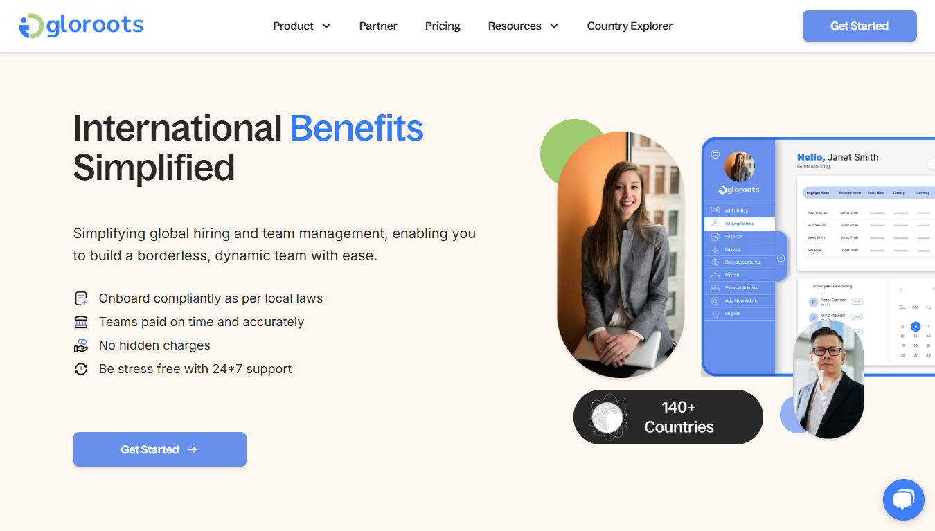 Gloroots – Best for Startups Testing International Hiring 