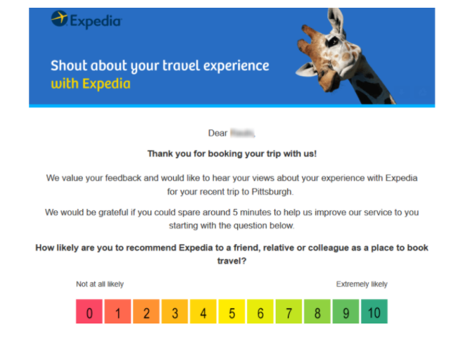 Expedia Customer Survey
